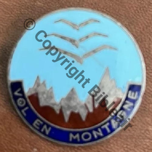 A0507  CENTRE ENTRAINEMENT VOL EN MONTAGNE  LE BOURGET DU LAC  A.AUGIS ST.BARTH LYON 3Lig en creux Bol fenetre allonge grave No43 Src.skyman124 2500EurInv 